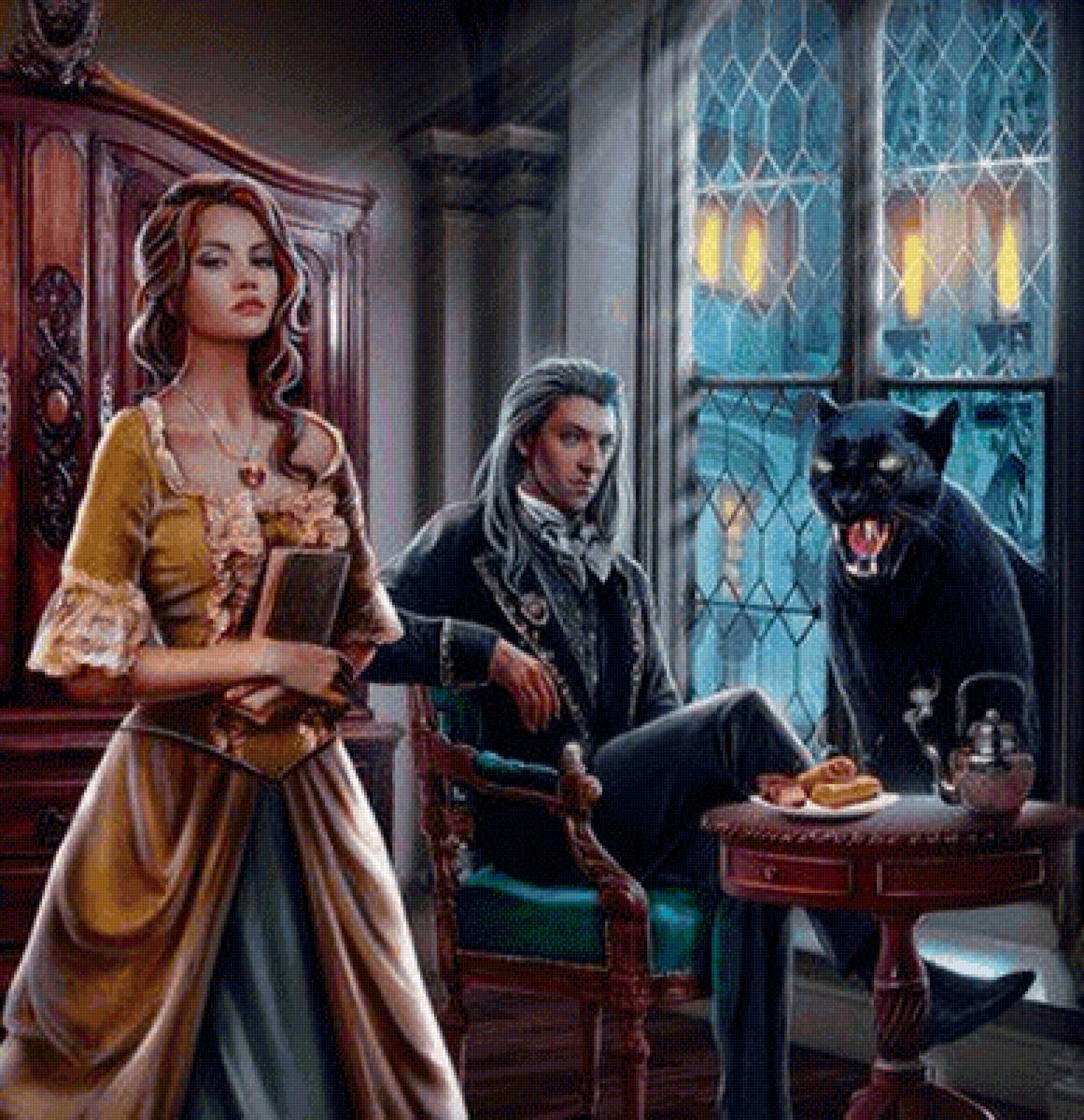 Книга - иллюстрация, фэнтези, сказка - предпросмотр