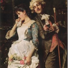 Схема вышивки «Флирт»