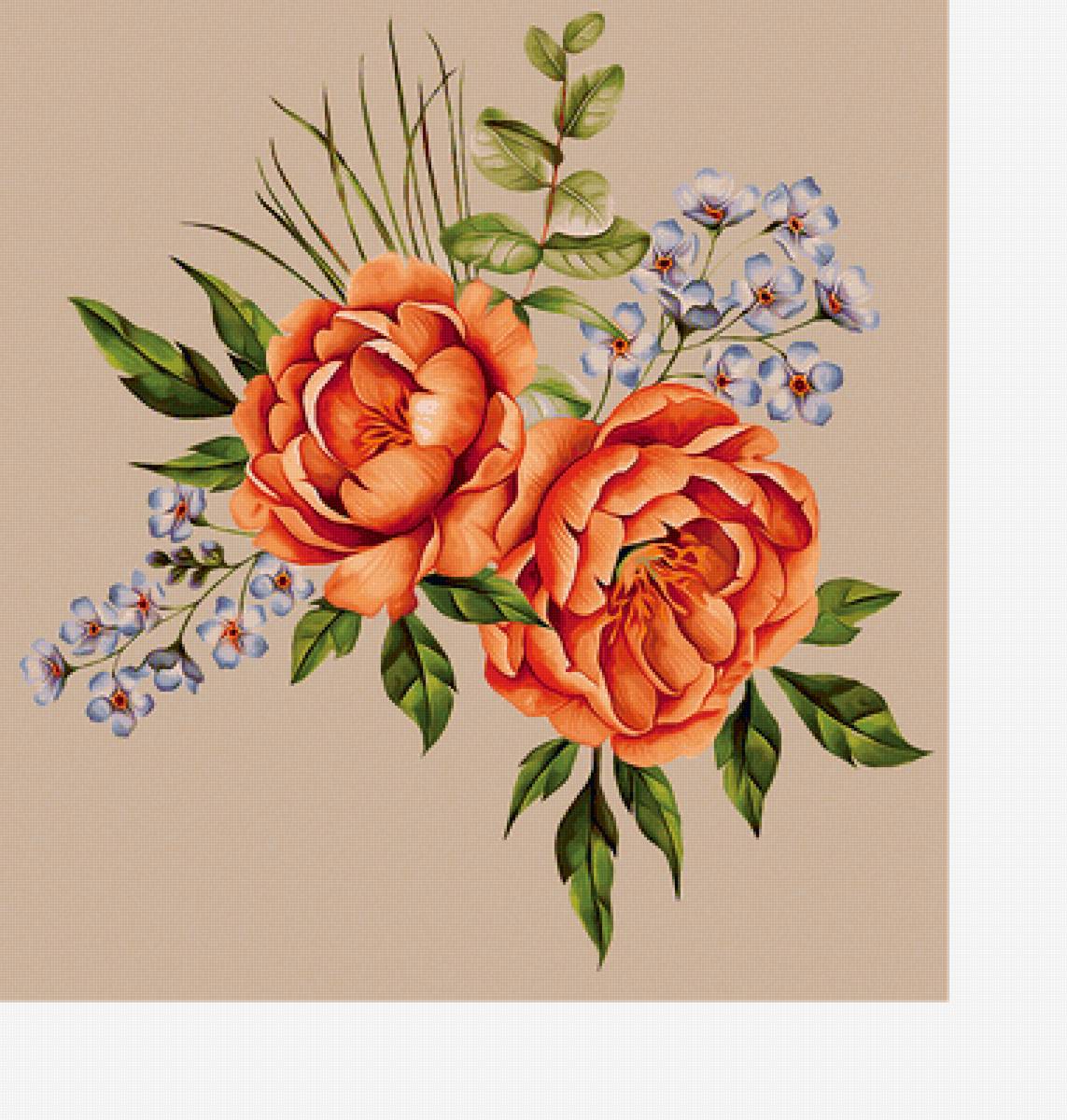 Серия "Букет". - флора, букет, цветы - предпросмотр