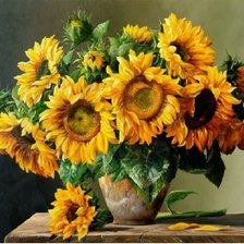 Схема вышивки «Boque de  girassóis.»