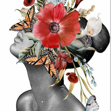 Схема вышивки «Дівчинка»