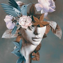 Схема вышивки «Дівчинка»