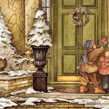 Схема вышивки «vintage Winter»