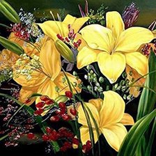 Схема вышивки «Лилии»