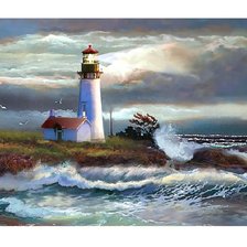 Схема вышивки «Маяк»