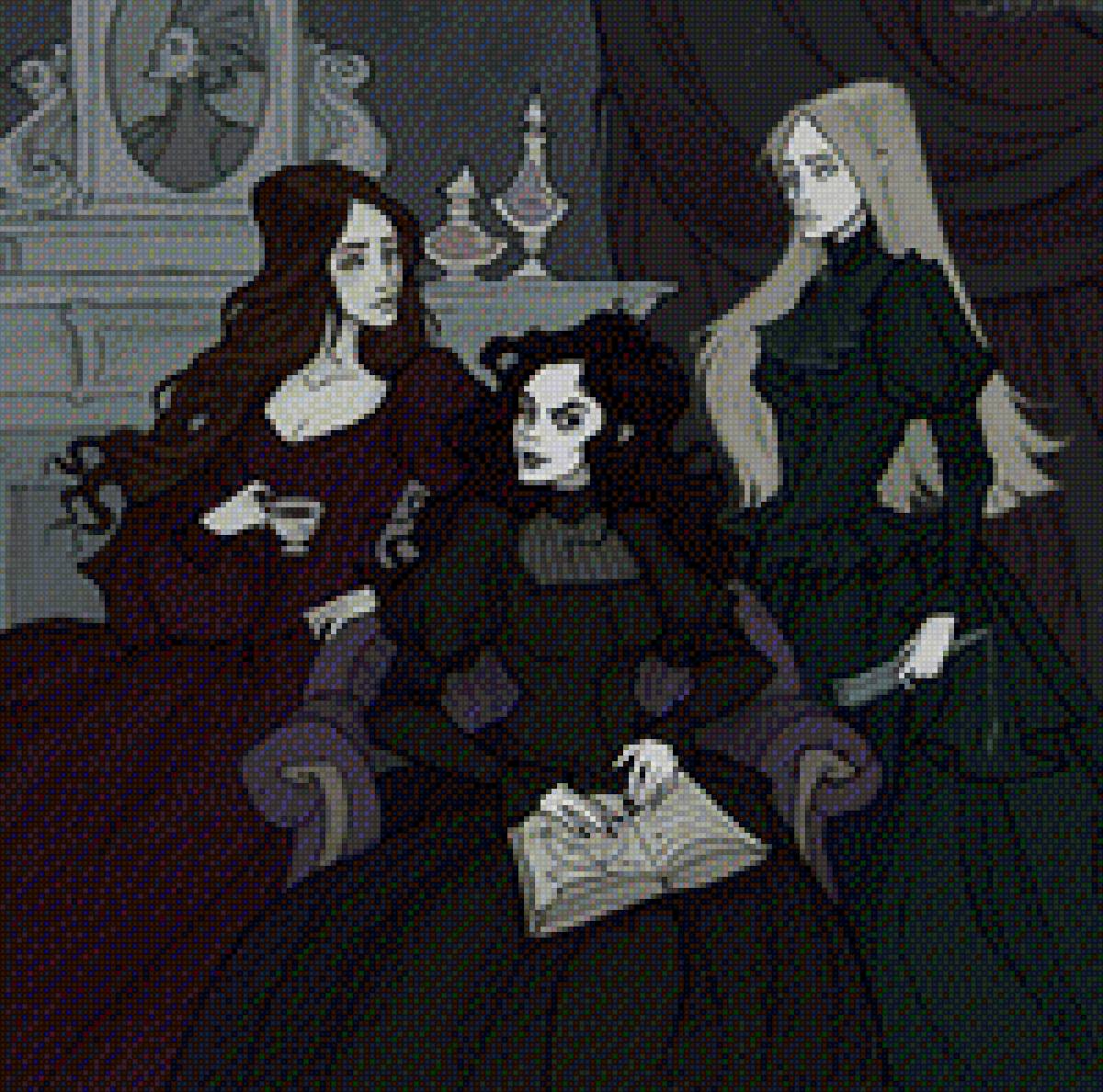 Сёстры Блек - беллатриса, гарри поттер, андромеда, нарцисса - предпросмотр