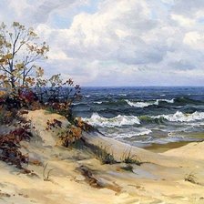 Схема вышивки «На берегу моря»