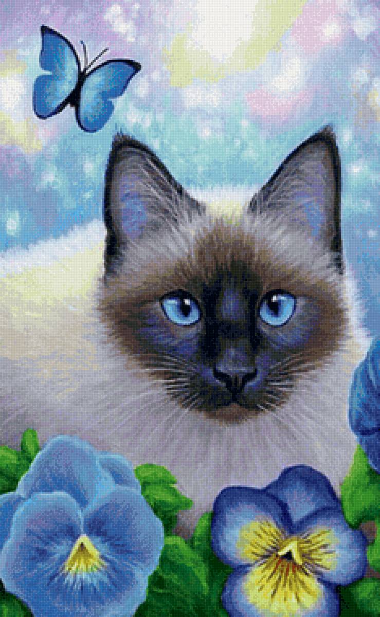 Gato. - animais.flores - предпросмотр