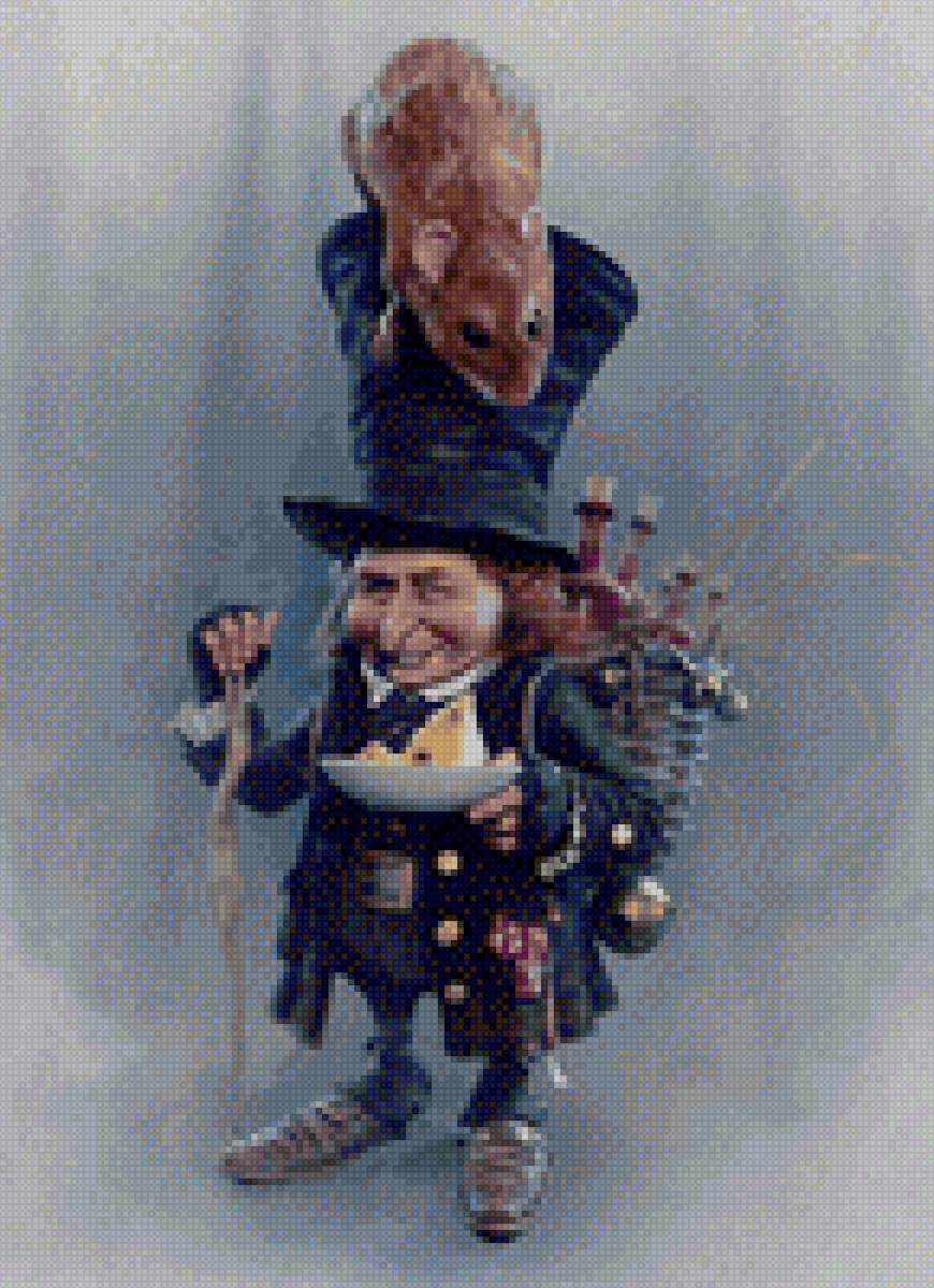 Повелитель крыс - крыса, фэнтези, гном - предпросмотр