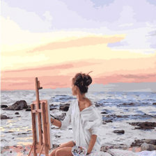 Схема вышивки «Закат»