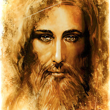 Схема вышивки «Иисус»