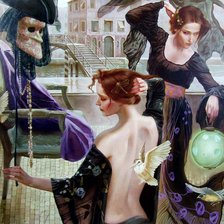 Схема вышивки «mujer»