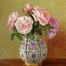 Схема вышивки «розы»