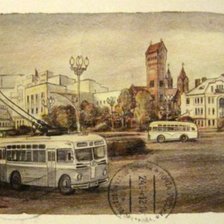 Схема вышивки «Минск старый»