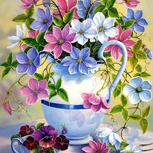 Схема вышивки «Букет»