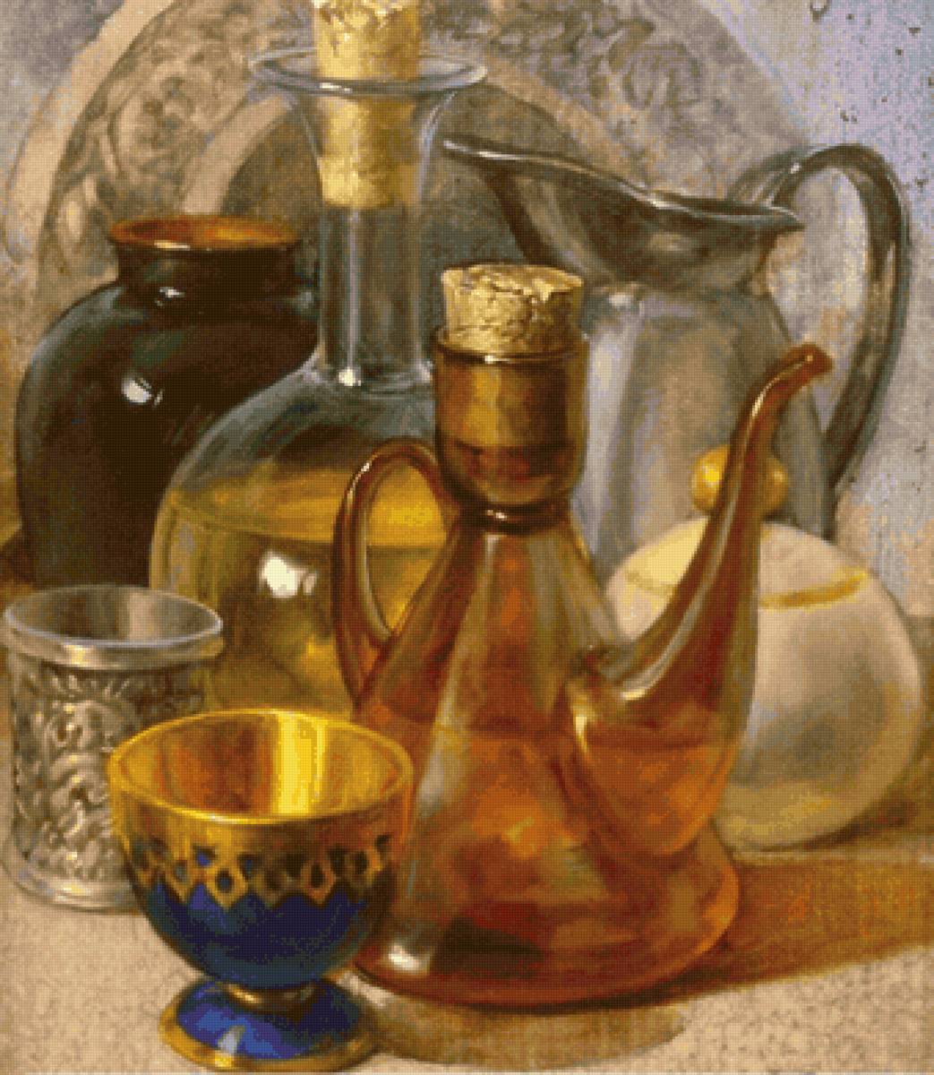 Natureza morta. - licor, taças - предпросмотр