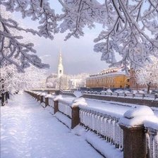 Схема вышивки «В Питере»