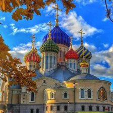 Схема вышивки «Храм в Переделкино»