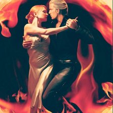 Схема вышивки «Двое»