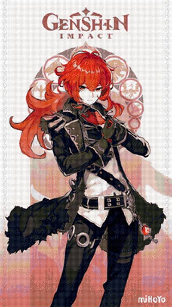 Diluc - diluc, genshin impact - предпросмотр