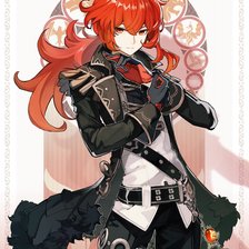 Схема вышивки «Diluc»