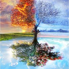 Схема вышивки «4 сезона»