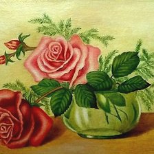 Схема вышивки «розы»