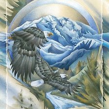 Схема вышивки «акварель»