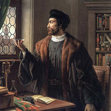 Схема вышивки «Фауст в пасхальное утро»