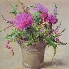 Схема вышивки «Boque de flores.»