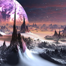 Схема вышивки «Космос»