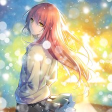 Схема вышивки «Девушка»