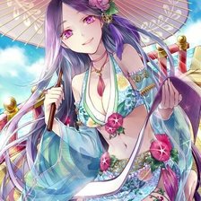 Схема вышивки «Девушка»