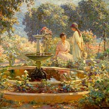 Схема вышивки «Разговор»