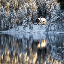 Схема вышивки «Зима»