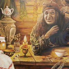 Схема вышивки «Баба Яга»