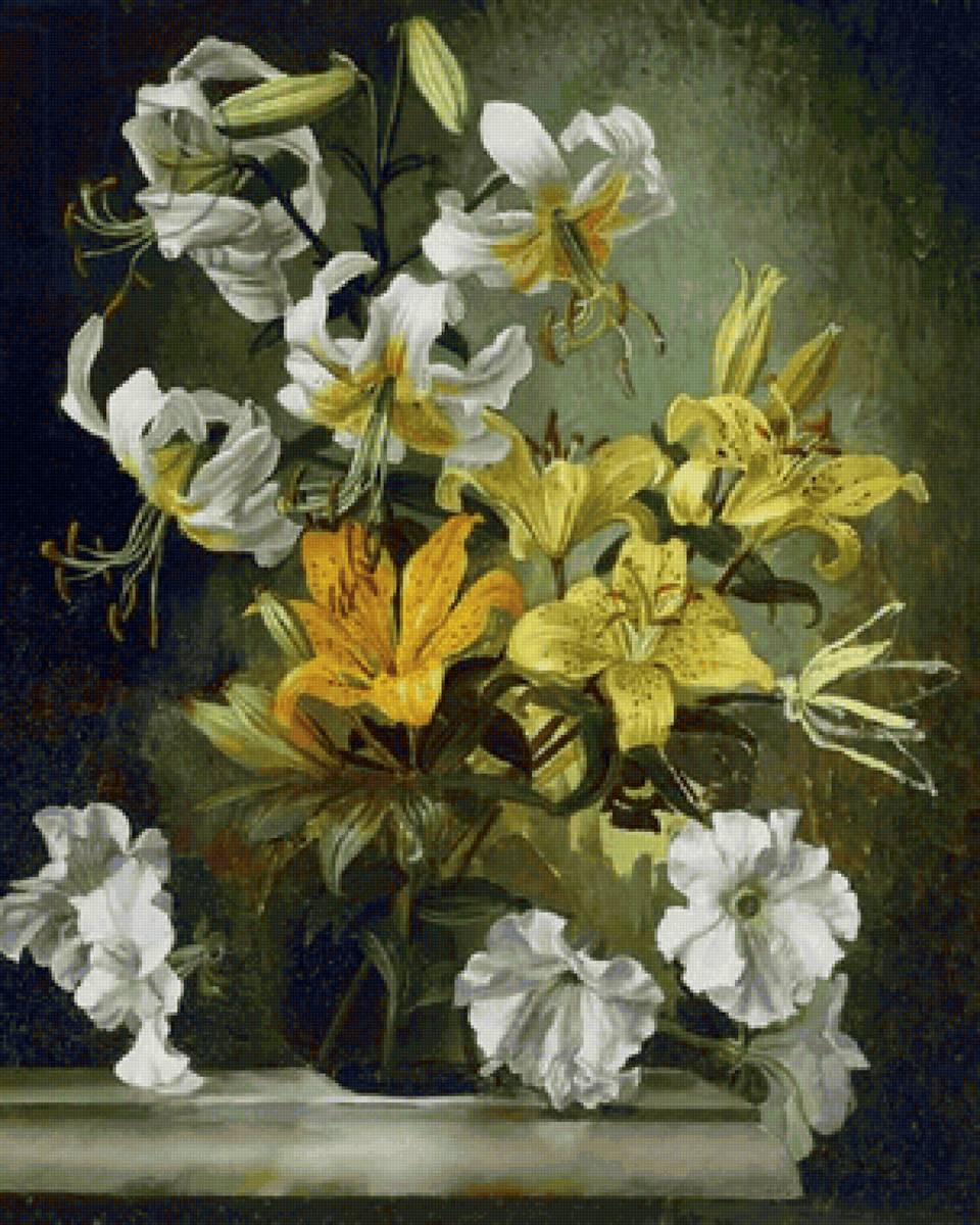 Boque de flores. - flores .lírios - предпросмотр