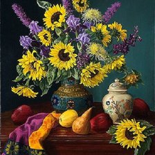 Схема вышивки «Arranjo,de mesa.»