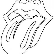 Схема вышивки «lengua rollings lineal»