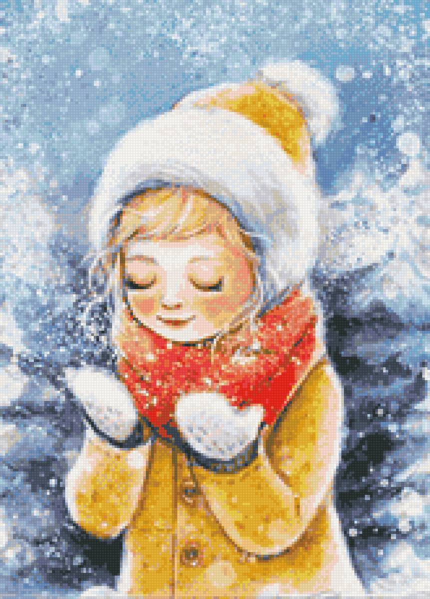 Рождество - снежинки, рождество - предпросмотр