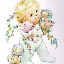 Схема вышивки «Деточка»