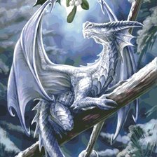 Схема вышивки «дракон»