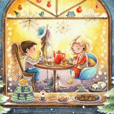 Схема вышивки «Рождество»