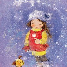 Схема вышивки «Зима»