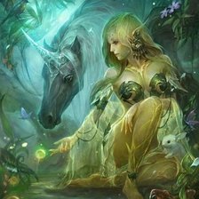 Схема вышивки «Музыка эльфов»