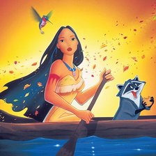 Схема вышивки «Покахонтас»