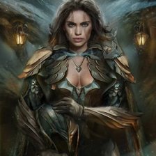 Схема вышивки «Девушка»