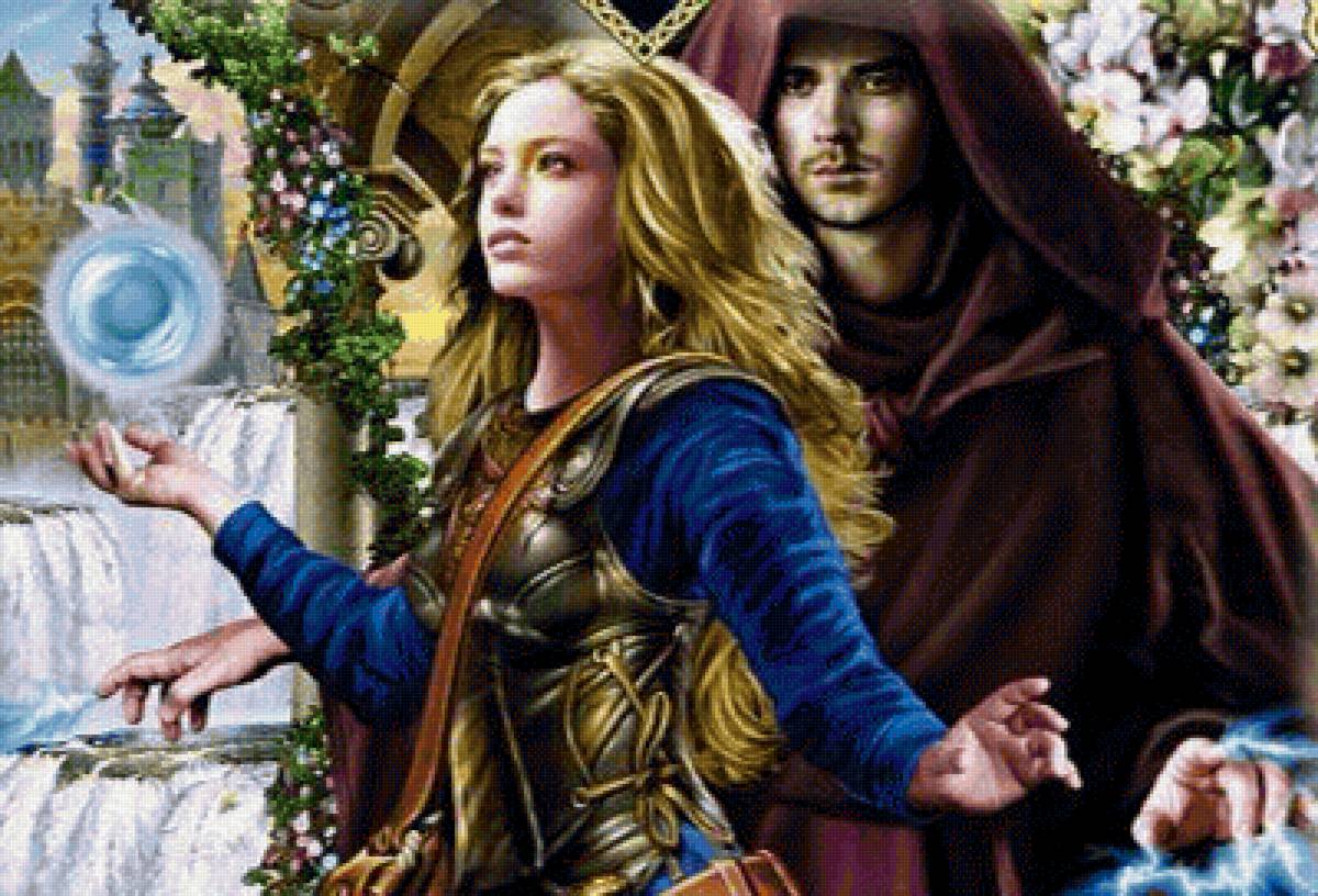 Книга - иллюстрация, сказка, фэнтези - предпросмотр