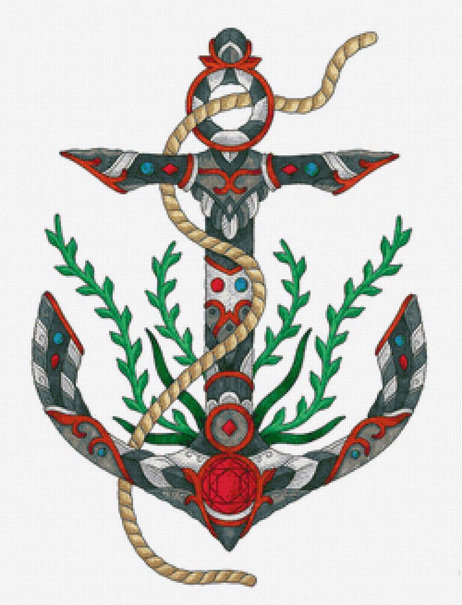 рисунок - якорь - предпросмотр