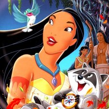 Схема вышивки «Покахонтас»